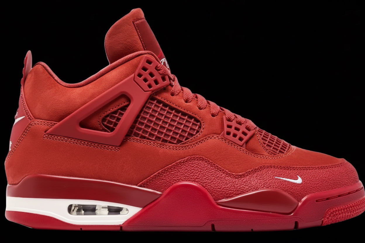 Jordan Retro 4 “Red Suede”