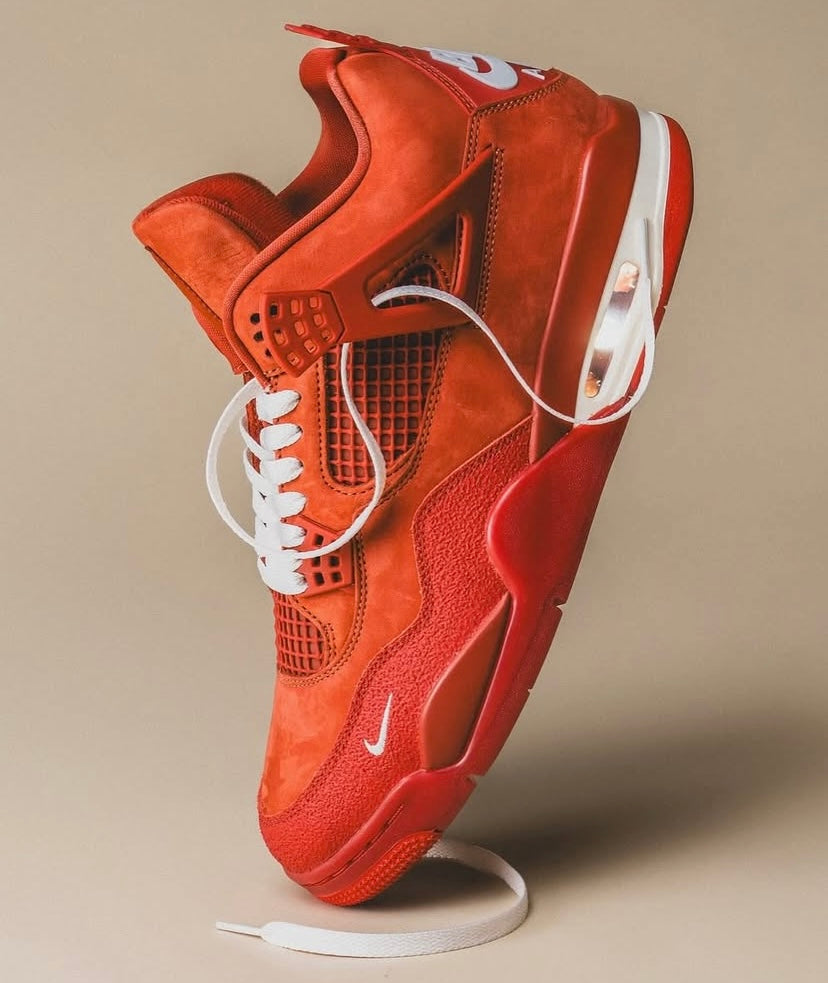 Jordan Retro 4 “Red Suede”