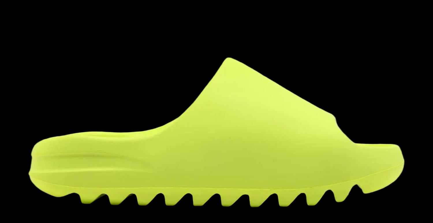 Yeezy Slide “Glow Green.”